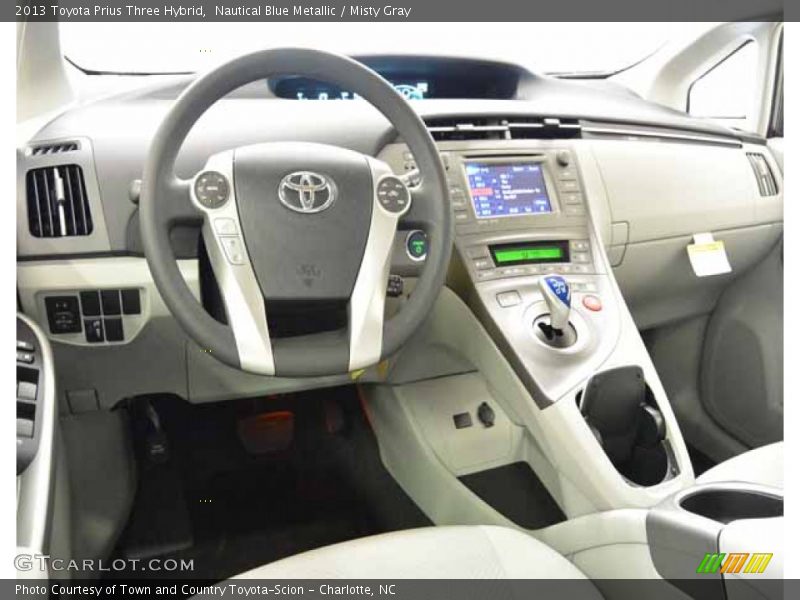 Nautical Blue Metallic / Misty Gray 2013 Toyota Prius Three Hybrid