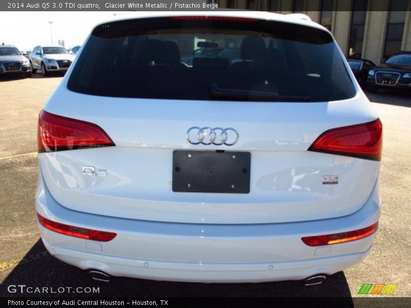 Glacier White Metallic / Pistachio Beige 2014 Audi Q5 3.0 TDI quattro