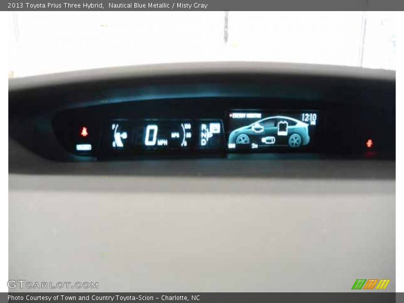 Nautical Blue Metallic / Misty Gray 2013 Toyota Prius Three Hybrid