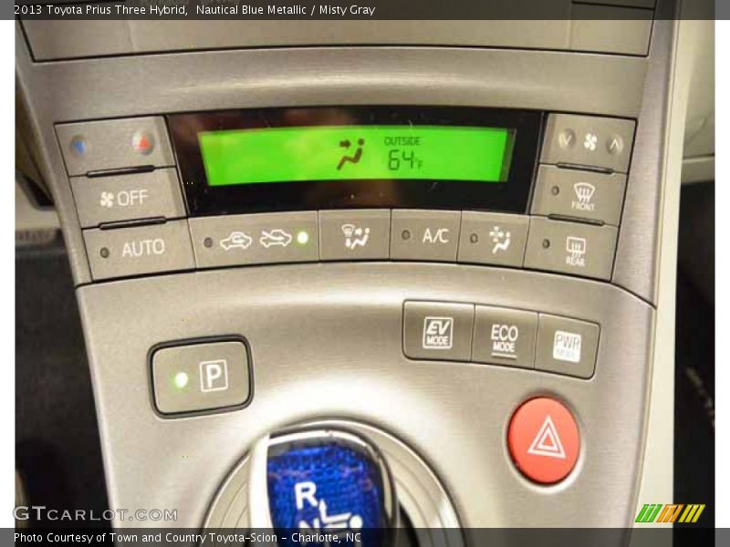 Nautical Blue Metallic / Misty Gray 2013 Toyota Prius Three Hybrid