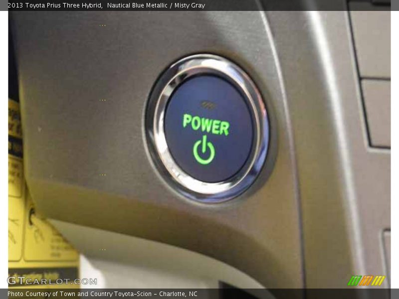 Nautical Blue Metallic / Misty Gray 2013 Toyota Prius Three Hybrid
