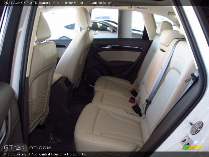 Glacier White Metallic / Pistachio Beige 2014 Audi Q5 3.0 TDI quattro