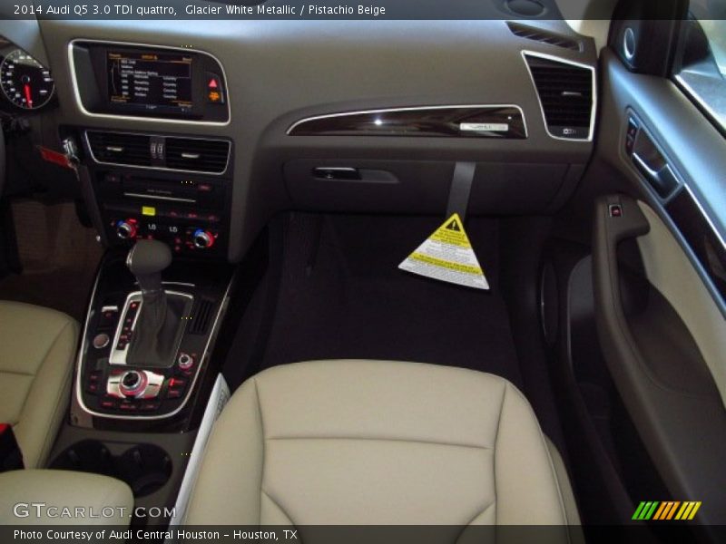 Glacier White Metallic / Pistachio Beige 2014 Audi Q5 3.0 TDI quattro