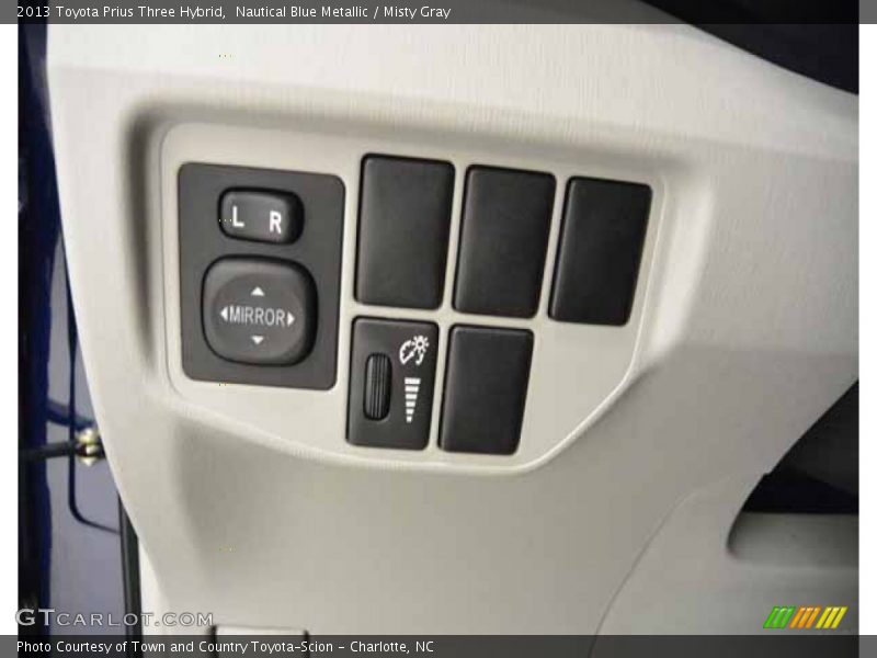 Nautical Blue Metallic / Misty Gray 2013 Toyota Prius Three Hybrid