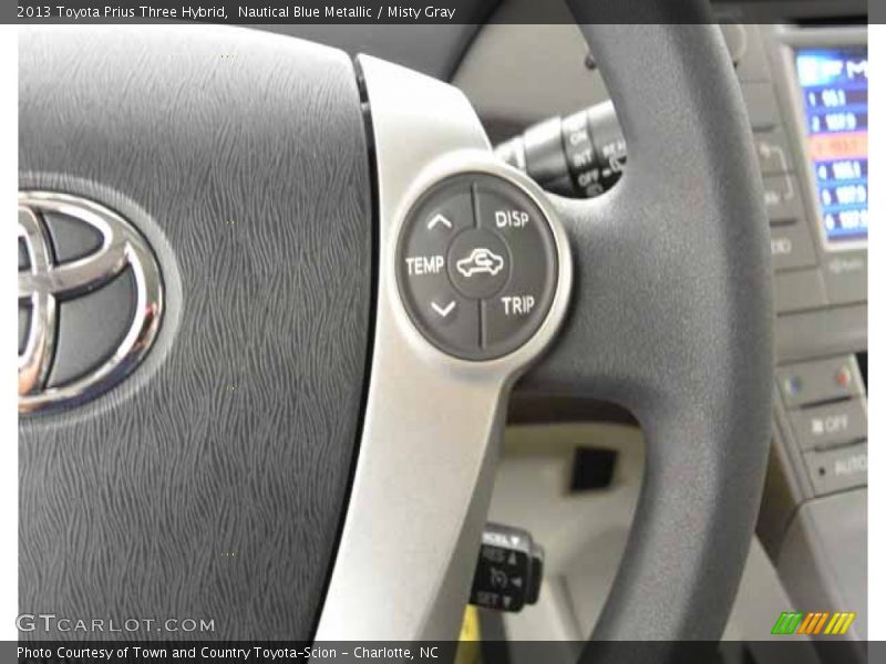 Nautical Blue Metallic / Misty Gray 2013 Toyota Prius Three Hybrid