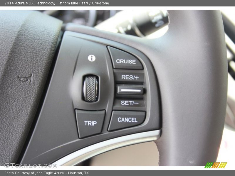 Fathom Blue Pearl / Graystone 2014 Acura MDX Technology