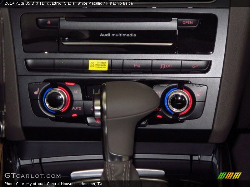 Glacier White Metallic / Pistachio Beige 2014 Audi Q5 3.0 TDI quattro