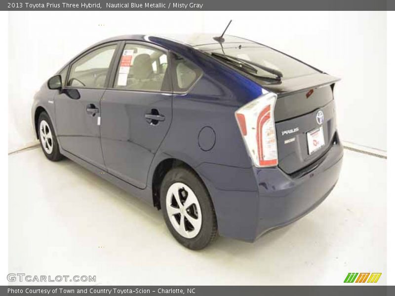 Nautical Blue Metallic / Misty Gray 2013 Toyota Prius Three Hybrid