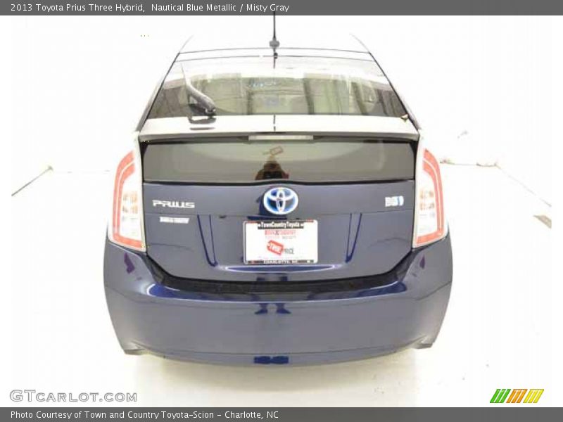 Nautical Blue Metallic / Misty Gray 2013 Toyota Prius Three Hybrid