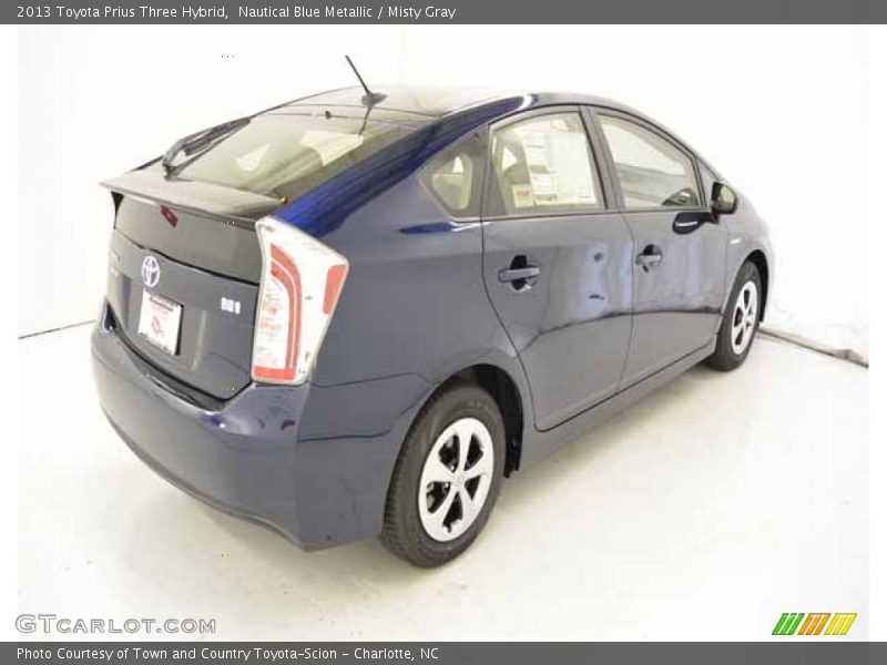 Nautical Blue Metallic / Misty Gray 2013 Toyota Prius Three Hybrid