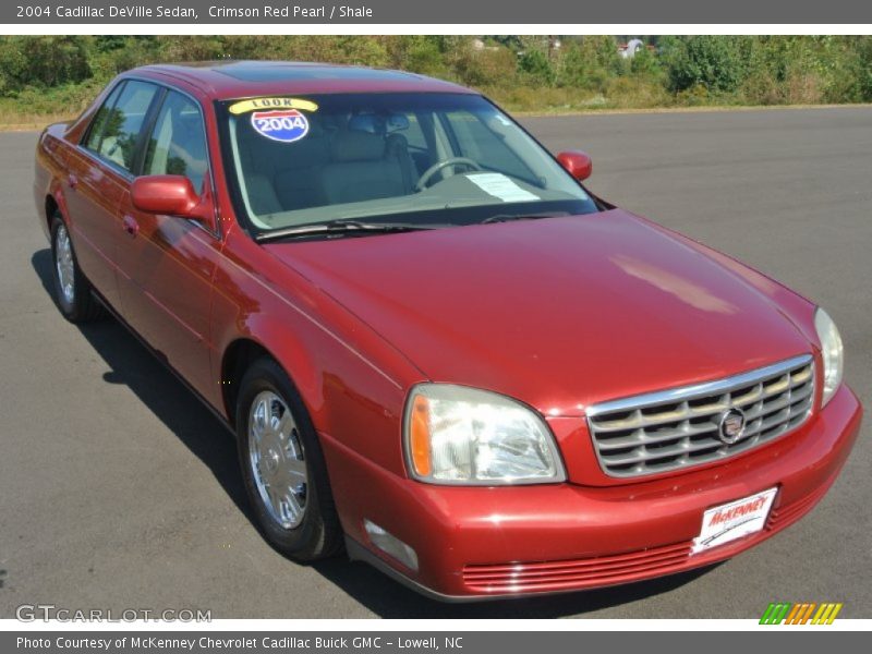 Crimson Red Pearl / Shale 2004 Cadillac DeVille Sedan