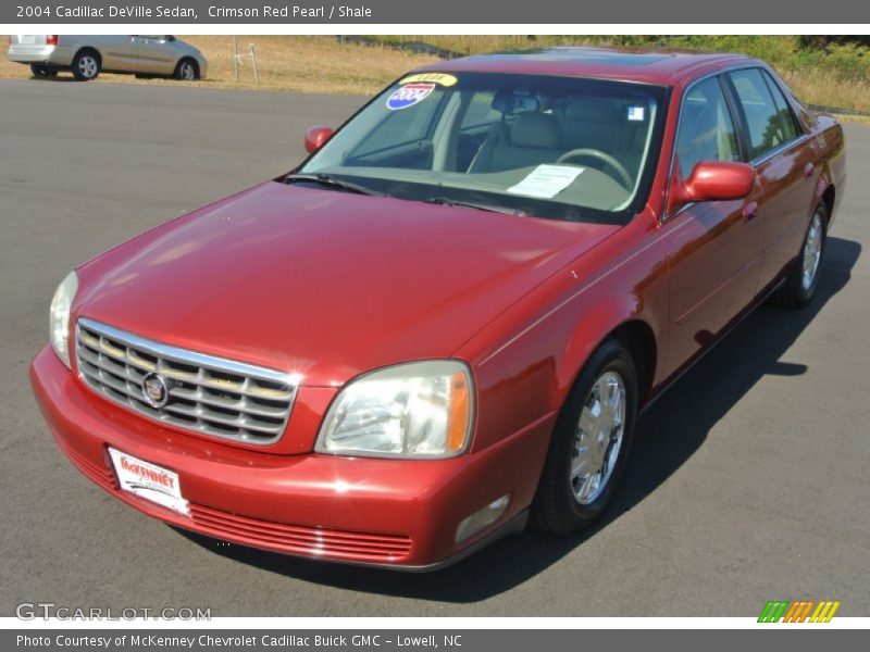 Crimson Red Pearl / Shale 2004 Cadillac DeVille Sedan