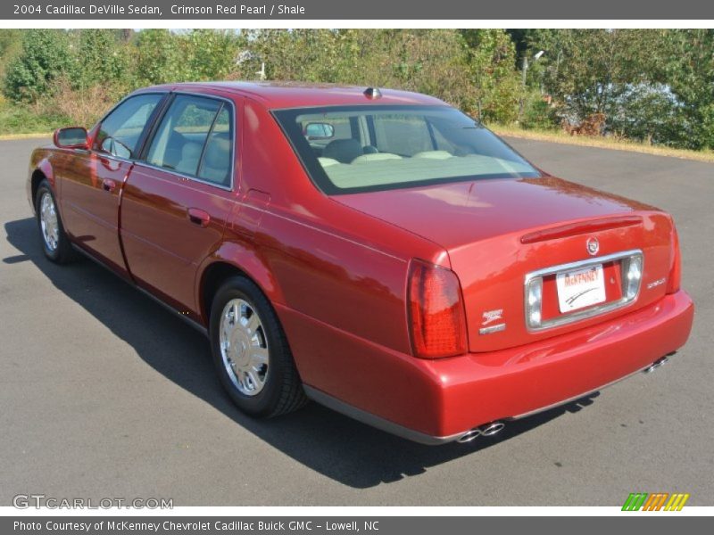 Crimson Red Pearl / Shale 2004 Cadillac DeVille Sedan