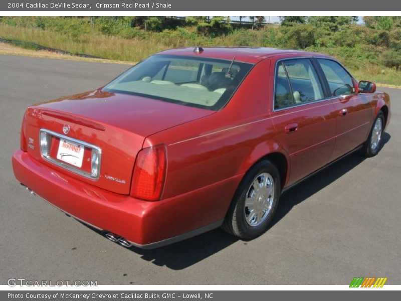 Crimson Red Pearl / Shale 2004 Cadillac DeVille Sedan