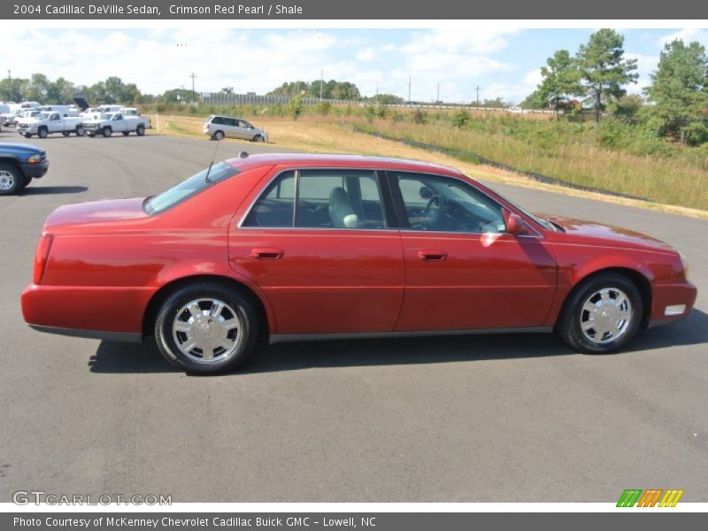 Crimson Red Pearl / Shale 2004 Cadillac DeVille Sedan