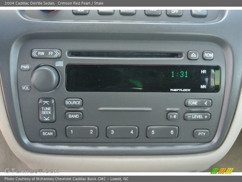 Crimson Red Pearl / Shale 2004 Cadillac DeVille Sedan