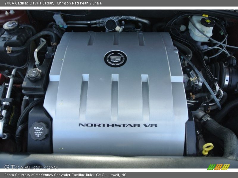 Crimson Red Pearl / Shale 2004 Cadillac DeVille Sedan