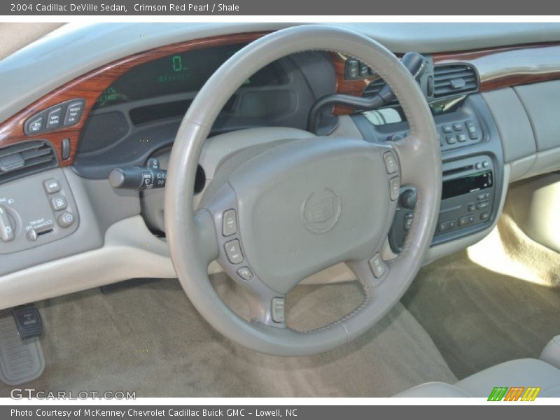 Crimson Red Pearl / Shale 2004 Cadillac DeVille Sedan