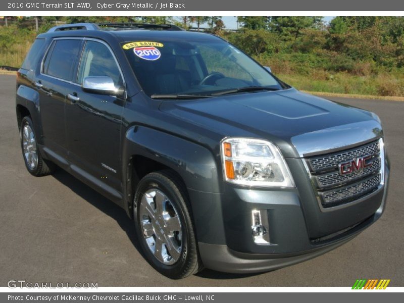 Cyber Gray Metallic / Jet Black 2010 GMC Terrain SLT AWD