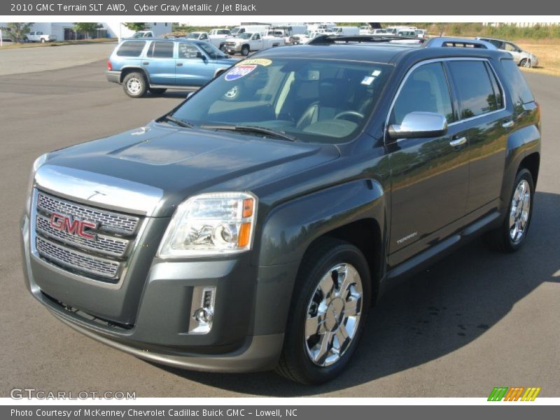 Cyber Gray Metallic / Jet Black 2010 GMC Terrain SLT AWD