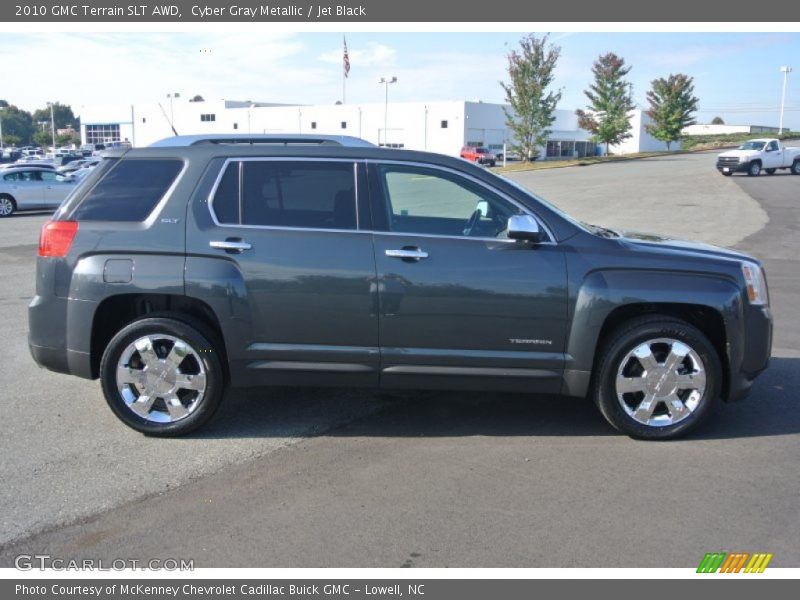 Cyber Gray Metallic / Jet Black 2010 GMC Terrain SLT AWD