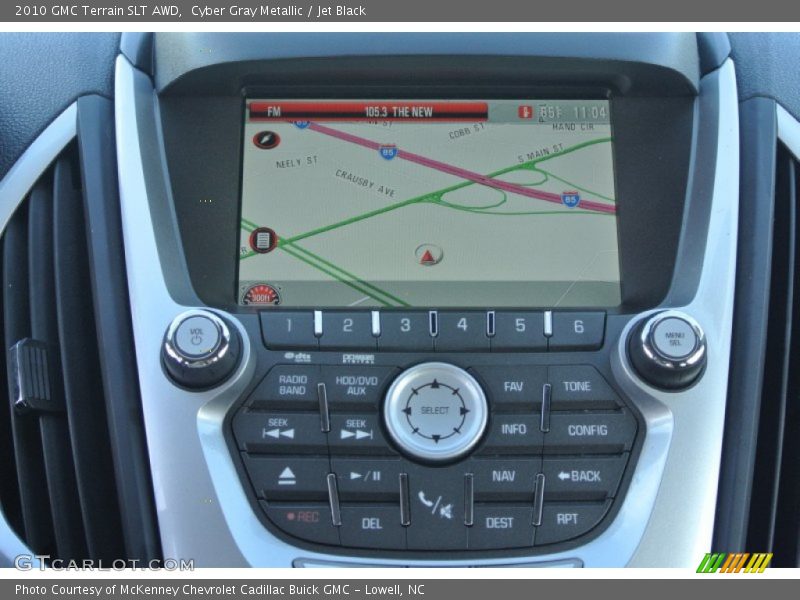 Cyber Gray Metallic / Jet Black 2010 GMC Terrain SLT AWD