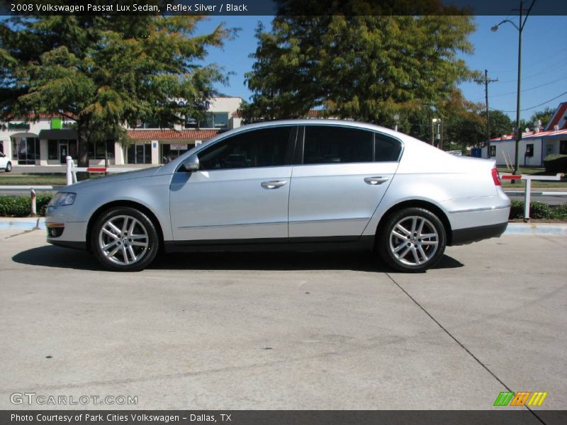 Reflex Silver / Black 2008 Volkswagen Passat Lux Sedan