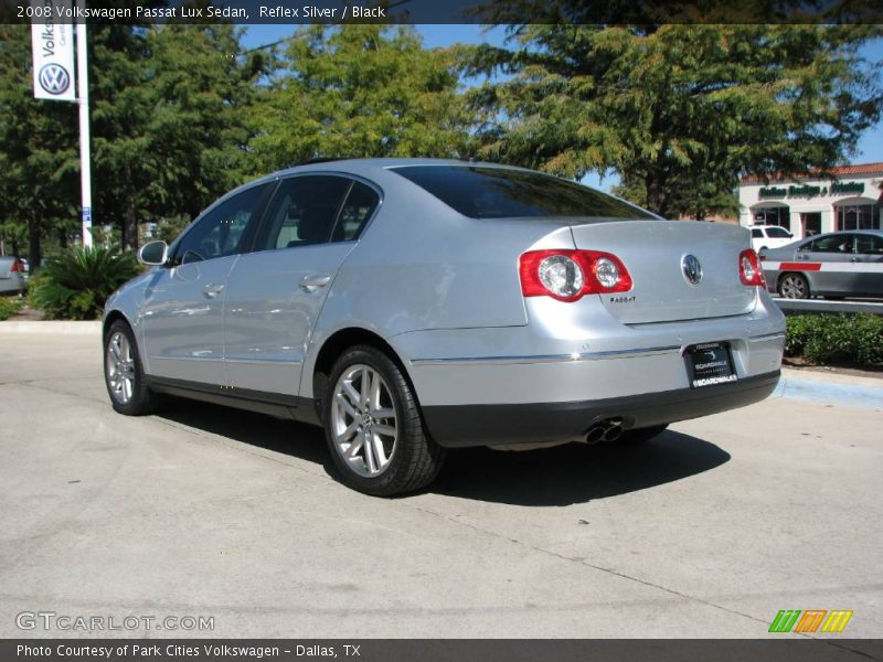Reflex Silver / Black 2008 Volkswagen Passat Lux Sedan