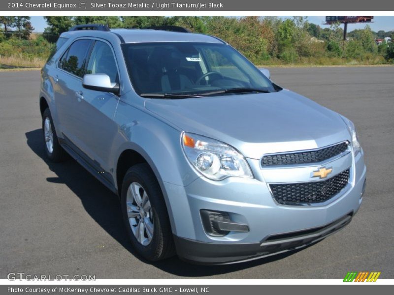 Silver Topaz Metallic / Light Titanium/Jet Black 2014 Chevrolet Equinox LT