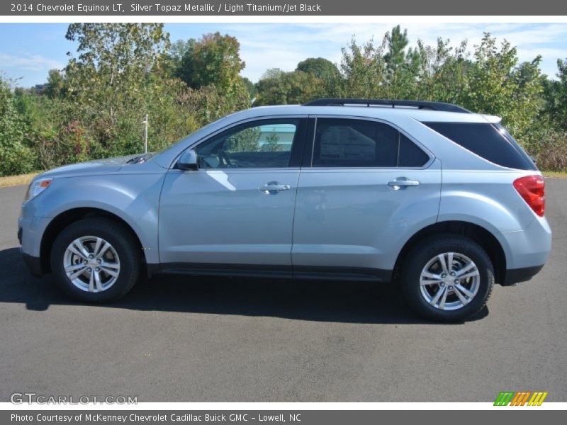 Silver Topaz Metallic / Light Titanium/Jet Black 2014 Chevrolet Equinox LT