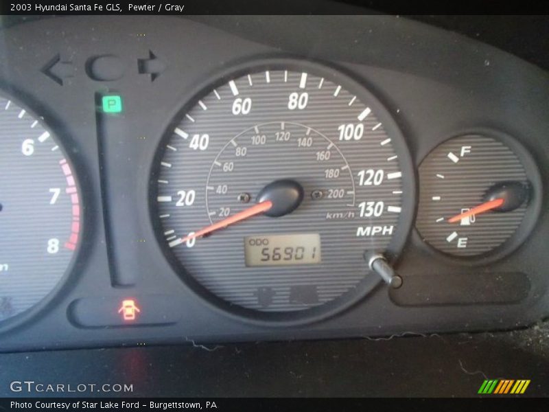 Pewter / Gray 2003 Hyundai Santa Fe GLS