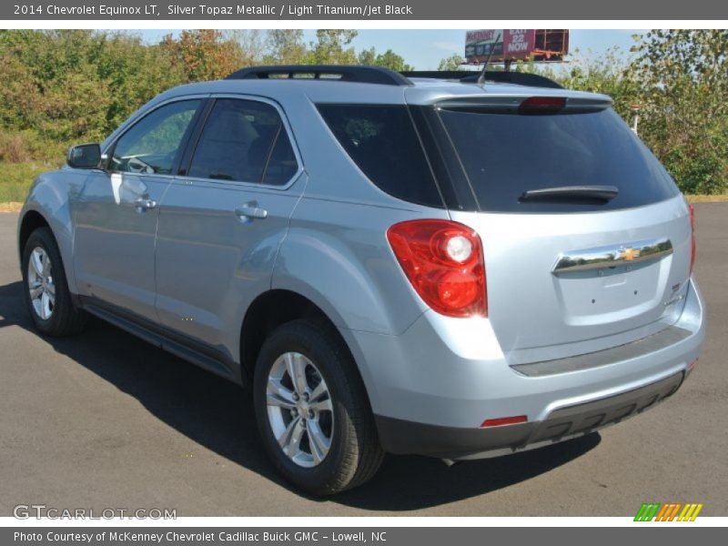 Silver Topaz Metallic / Light Titanium/Jet Black 2014 Chevrolet Equinox LT