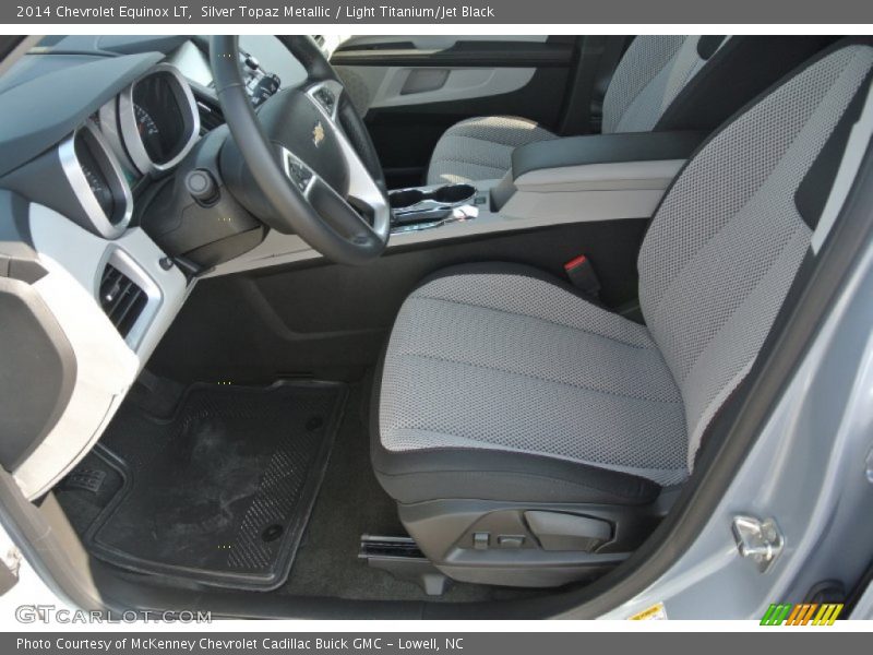 Silver Topaz Metallic / Light Titanium/Jet Black 2014 Chevrolet Equinox LT
