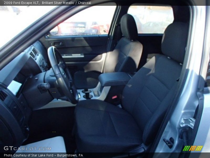 Brilliant Silver Metallic / Charcoal 2009 Ford Escape XLT