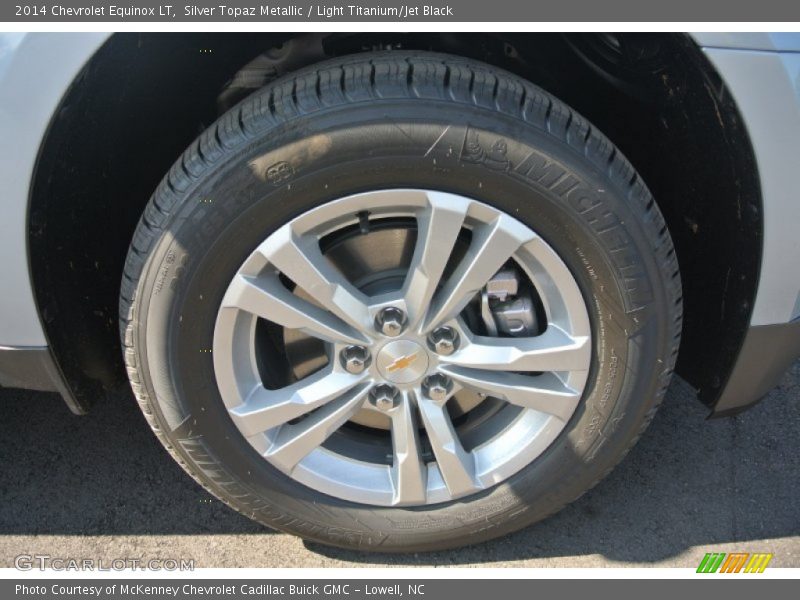 Silver Topaz Metallic / Light Titanium/Jet Black 2014 Chevrolet Equinox LT
