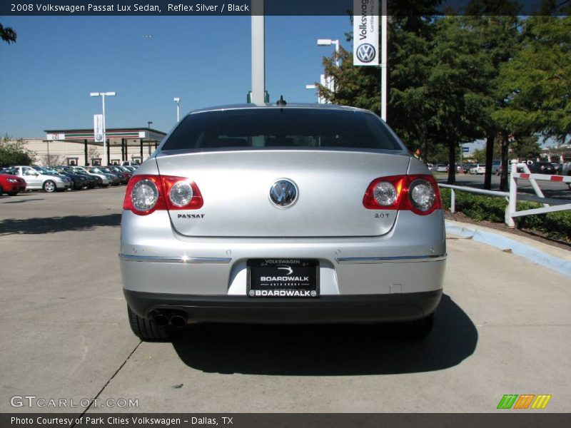 Reflex Silver / Black 2008 Volkswagen Passat Lux Sedan