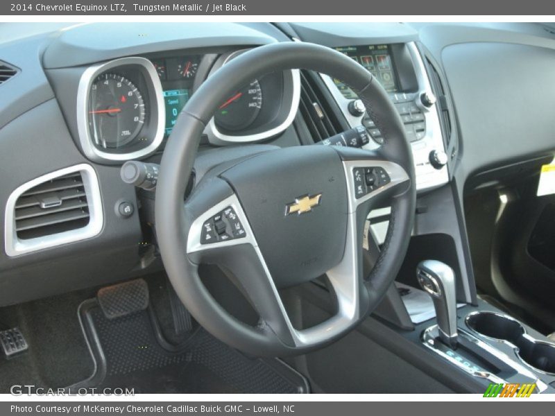 Tungsten Metallic / Jet Black 2014 Chevrolet Equinox LTZ