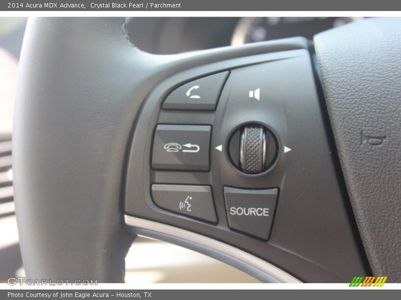 Crystal Black Pearl / Parchment 2014 Acura MDX Advance