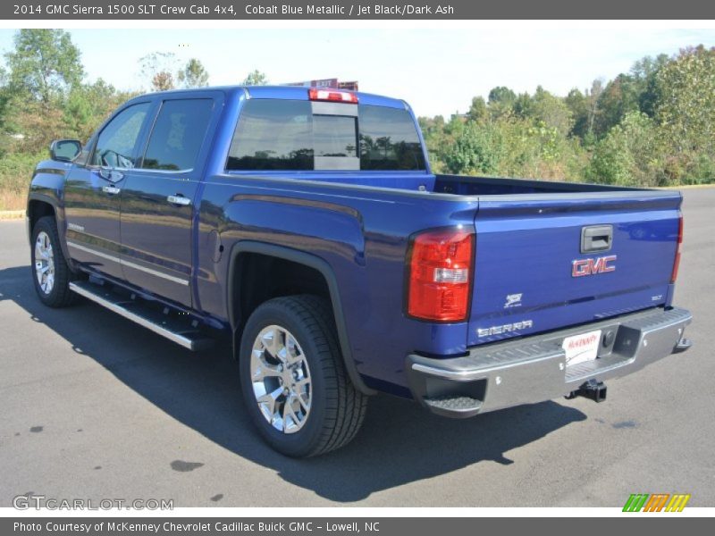 Cobalt Blue Metallic / Jet Black/Dark Ash 2014 GMC Sierra 1500 SLT Crew Cab 4x4