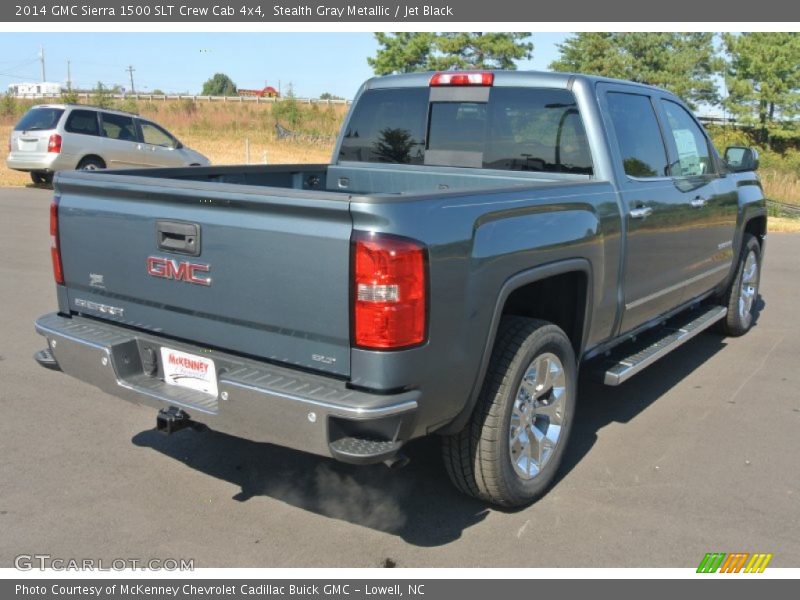 Stealth Gray Metallic / Jet Black 2014 GMC Sierra 1500 SLT Crew Cab 4x4