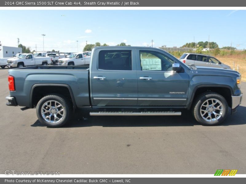 Stealth Gray Metallic / Jet Black 2014 GMC Sierra 1500 SLT Crew Cab 4x4