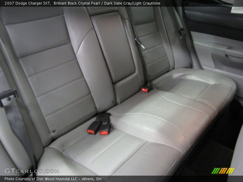 Brilliant Black Crystal Pearl / Dark Slate Gray/Light Graystone 2007 Dodge Charger SXT