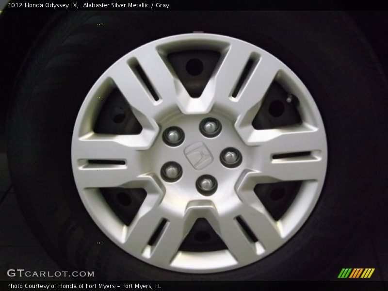 Alabaster Silver Metallic / Gray 2012 Honda Odyssey LX