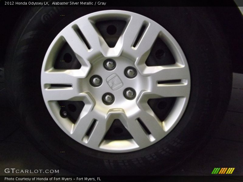 Alabaster Silver Metallic / Gray 2012 Honda Odyssey LX