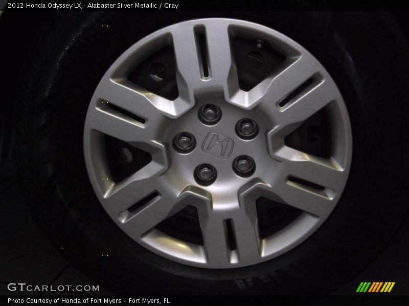 Alabaster Silver Metallic / Gray 2012 Honda Odyssey LX