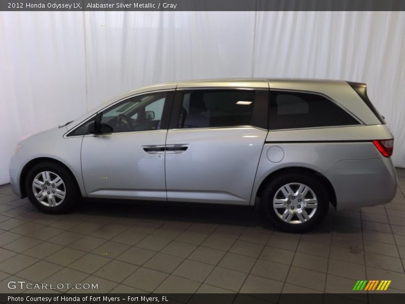 Alabaster Silver Metallic / Gray 2012 Honda Odyssey LX