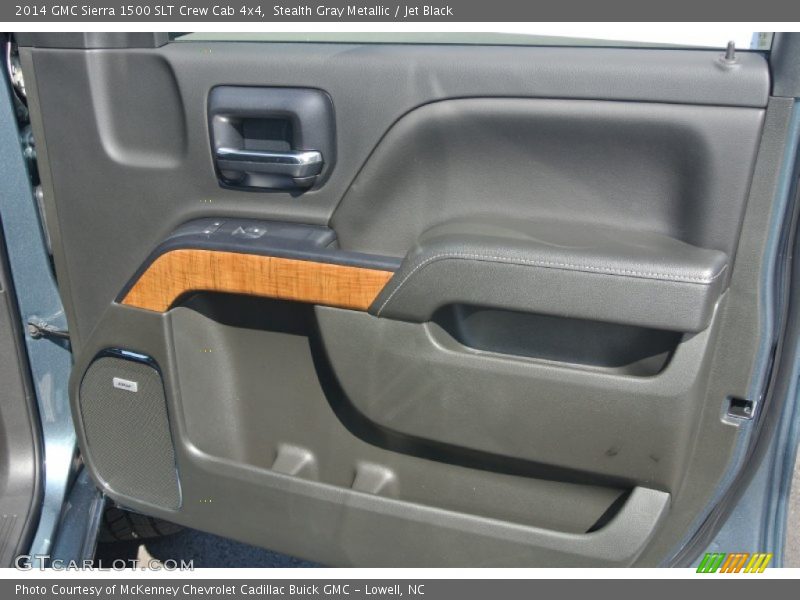 Stealth Gray Metallic / Jet Black 2014 GMC Sierra 1500 SLT Crew Cab 4x4