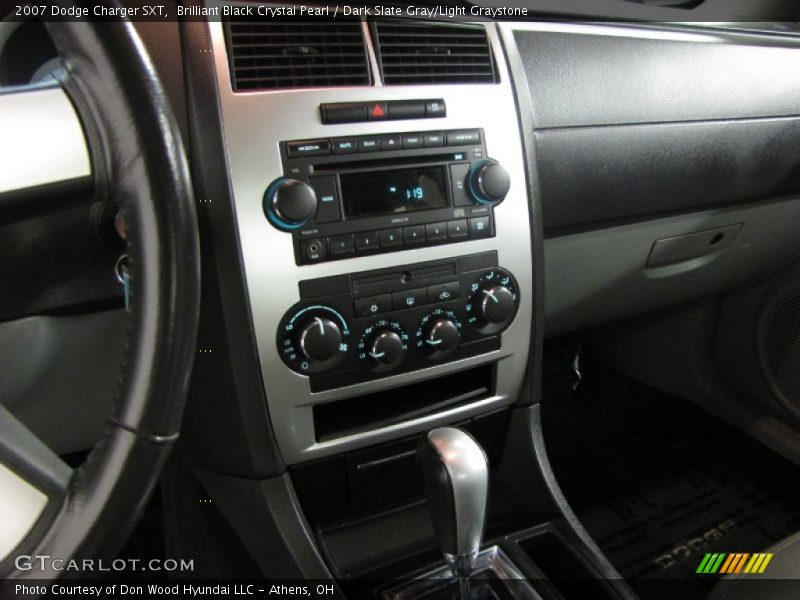 Brilliant Black Crystal Pearl / Dark Slate Gray/Light Graystone 2007 Dodge Charger SXT