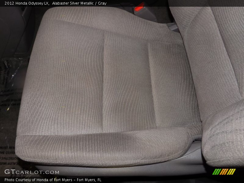 Alabaster Silver Metallic / Gray 2012 Honda Odyssey LX