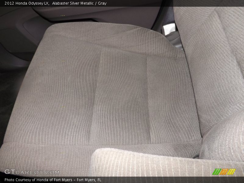 Alabaster Silver Metallic / Gray 2012 Honda Odyssey LX
